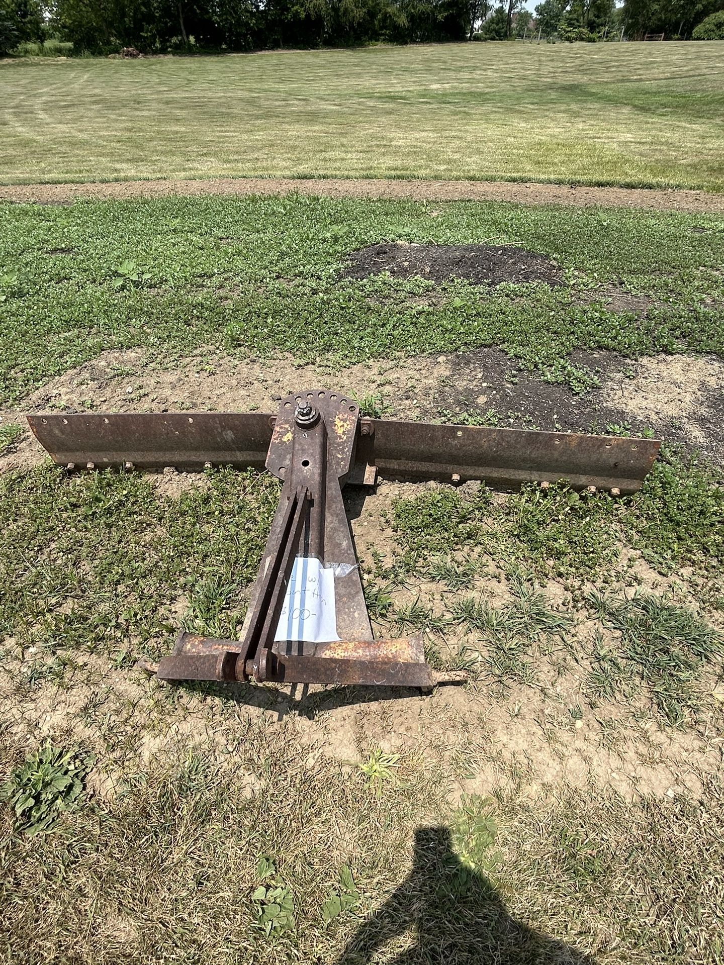7’ Steel Blade W/ 3 Point Hitch