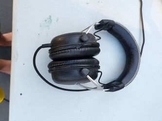 Black Wired Over-Ear Headphones