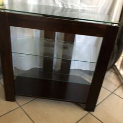 Open Cabinet With 3 Glass Shelves Pick Up Daytona Beach