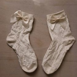 Socks - 5 pairs featuring Bows, Lace, and Ruffles
