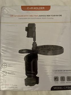 Car Cup Holder W/ Table Tray
