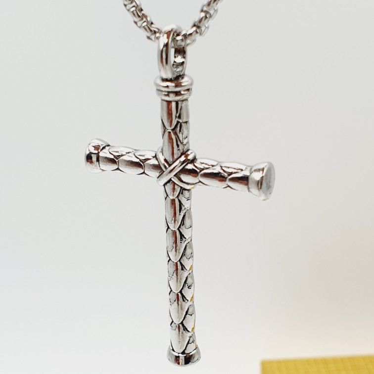 "Gothic Rock Cross Pendant Necklace for Men, BL120