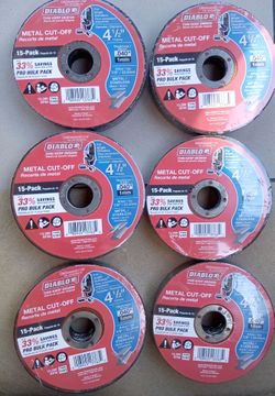 Diablo 4-1/2 in. x 0.040 in. x 7/8 in. Thin Kerf Metal Cut-Off Disc (15-Pack)