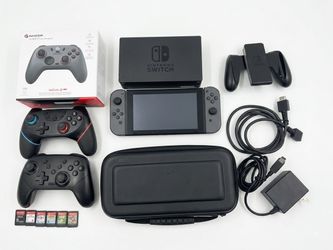 Nintendo Switch Bundle with Accessories and Games (can negotiate)