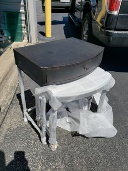 Brand New nightstand with pull out tray