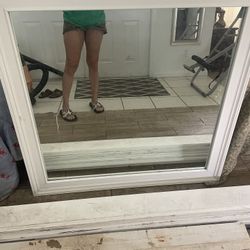 Bathroom Vanity Mirror (white)