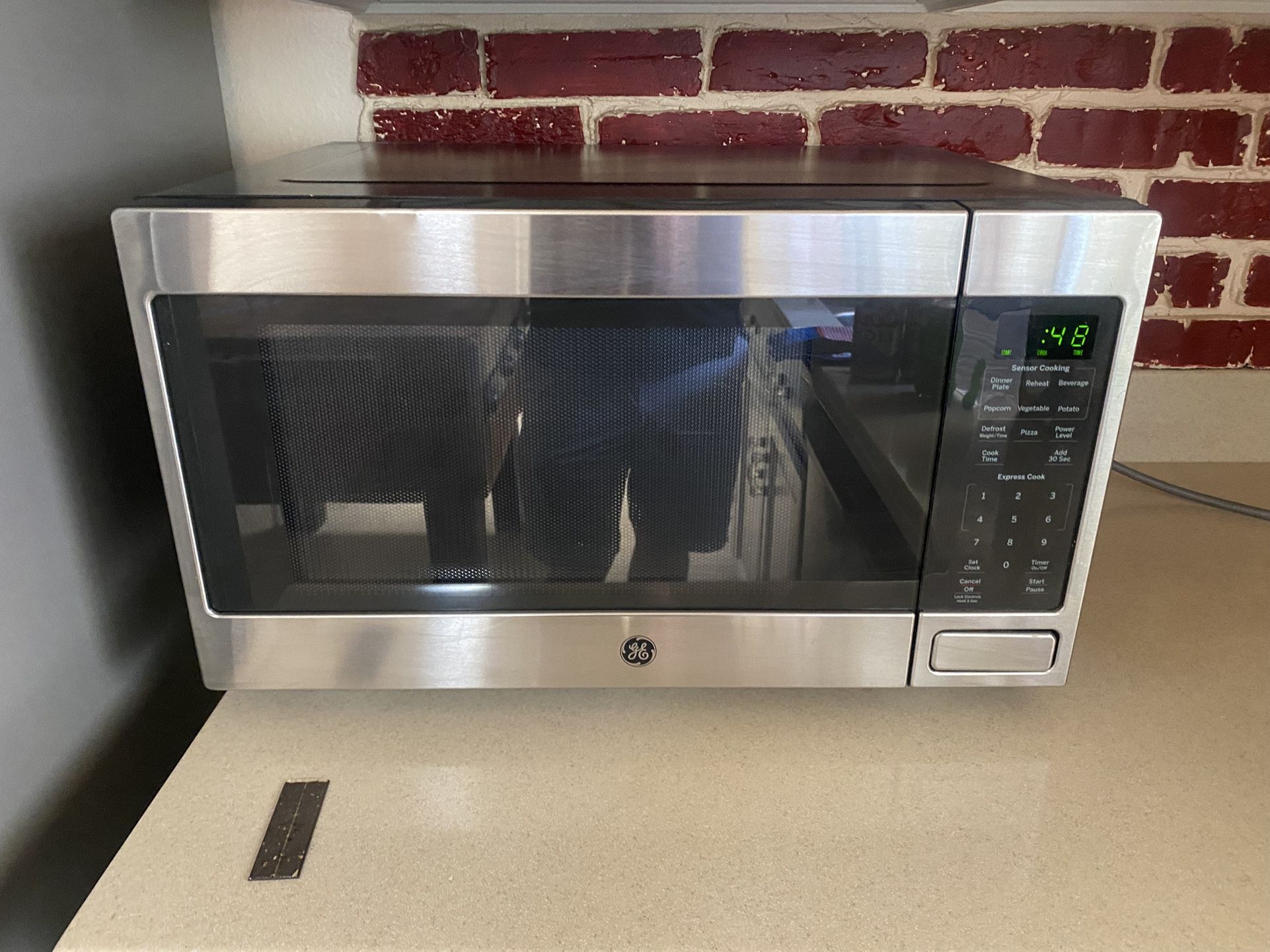GE Stainless Microwave