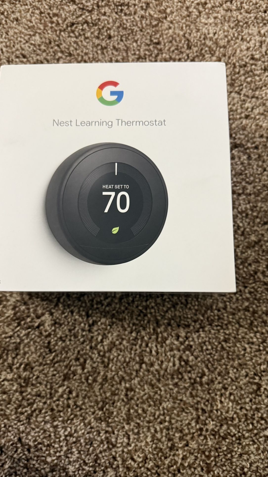 Google Nest Learning Thermostat (Gen 4) - Polished Obsidian