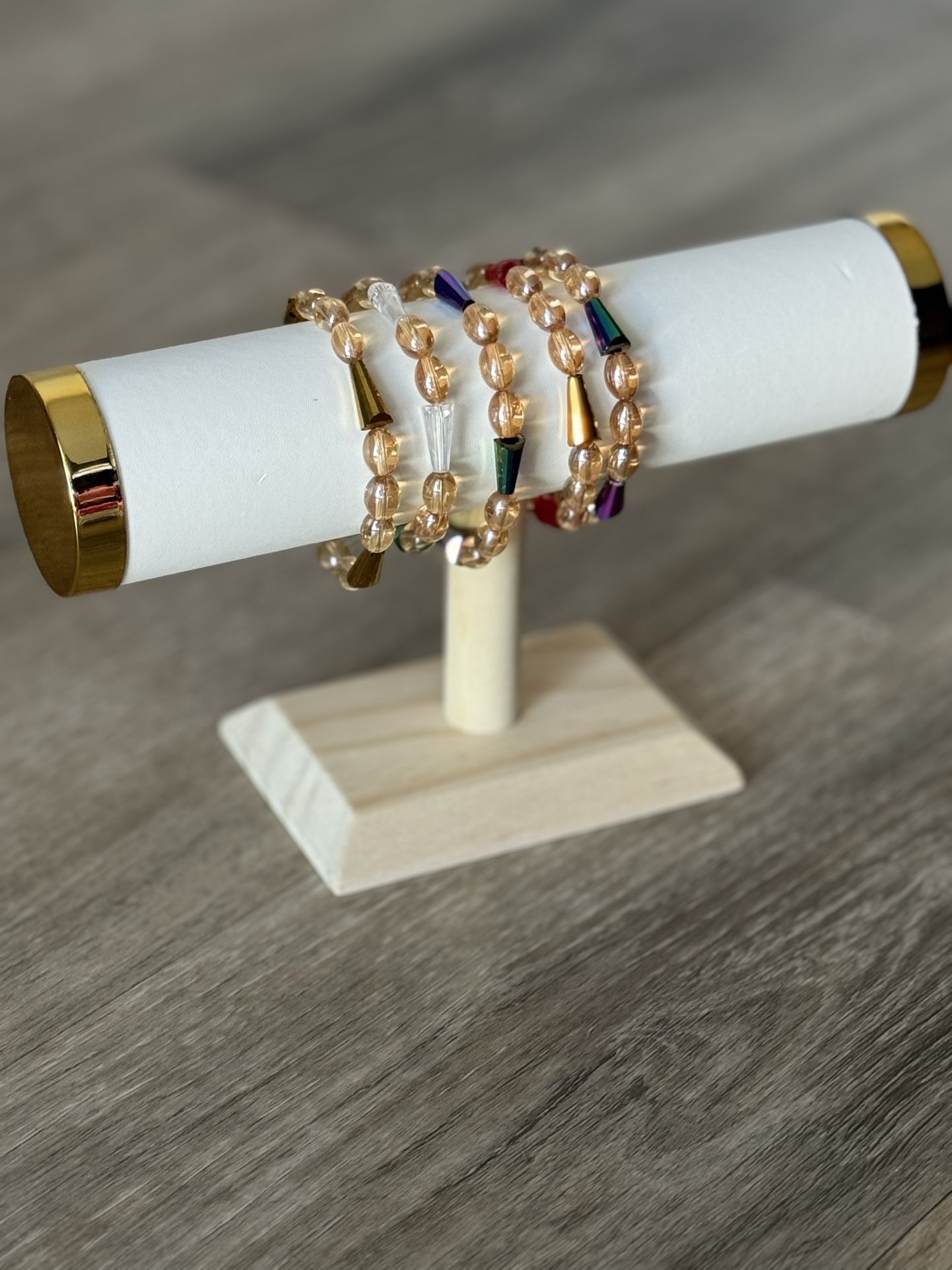 Handmade Beaded Stretch Bracelet 