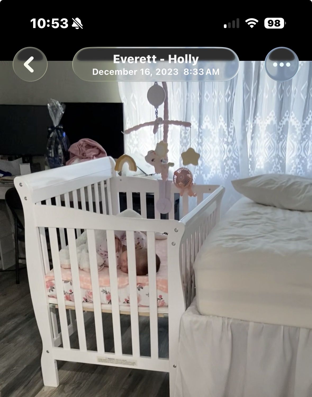 Free - Mini Baby Crib