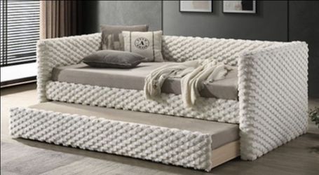 Brand New White Twin Size Daybed w Trundle Bed