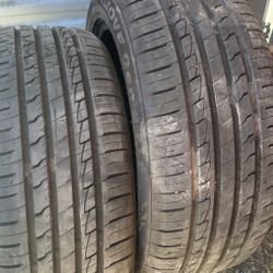 2 Tires 225/50/17.  90-95 Life Tread No Crackers Or Patch.    180$$ Cash 