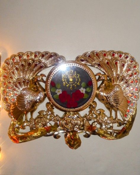 Peacock Clock
