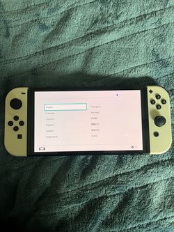 nintendo switch OLED white joy-con