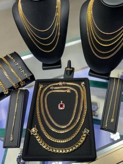 New Cuban chains  bracelets Rolex watches