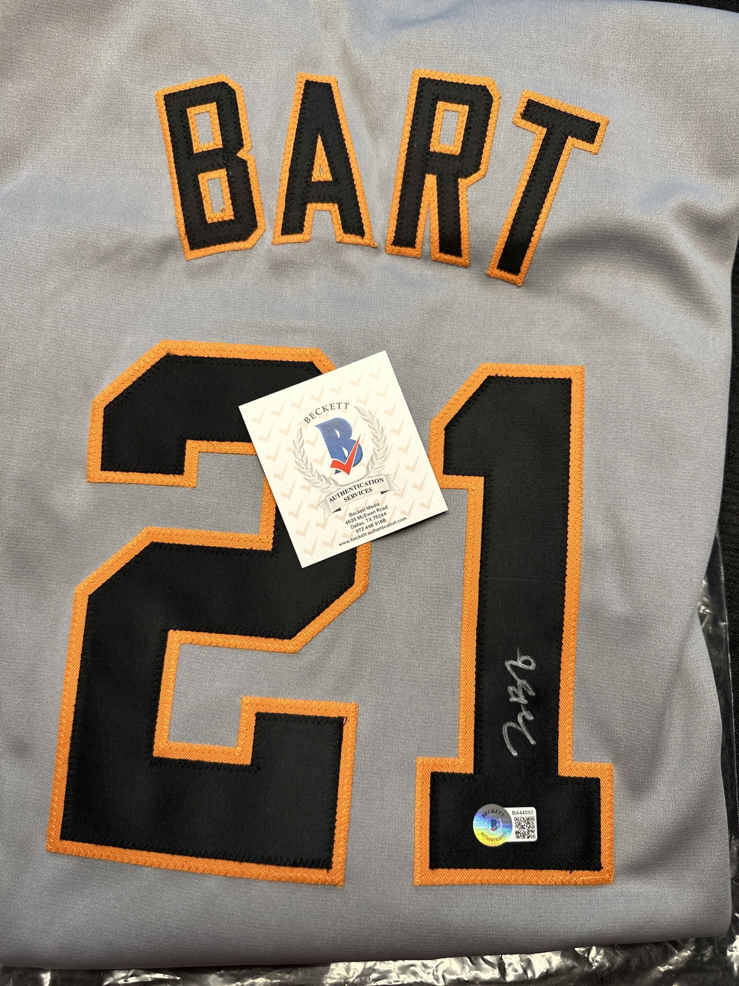 Joey Bart Jersey SF Giants