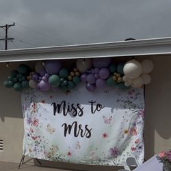 Bridal Shower Banner.