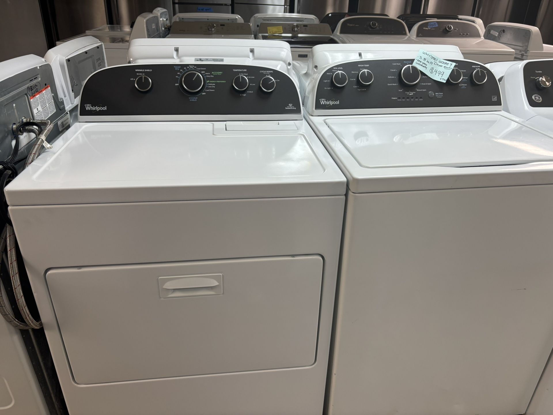 Whirlpool washer and dryer set