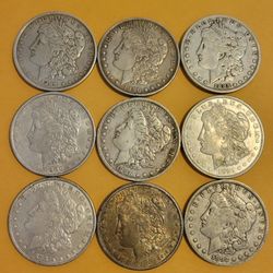 Morgan Silver Dollar Coin Lot 