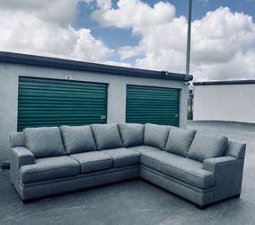 Large Dark Gray Sectional