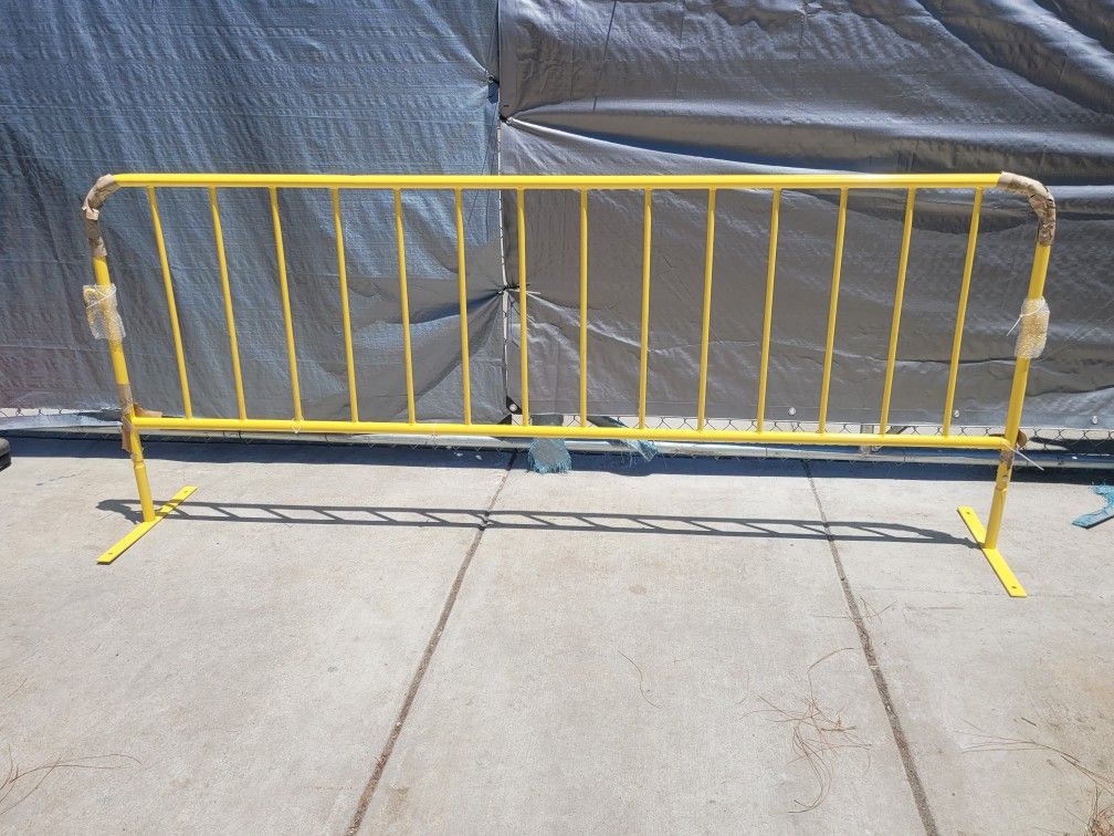 Crowd Control Barrier Yellow