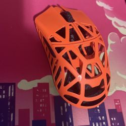 WL Mouse Beast X Max Orange Gaming Mouse