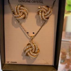 Silver & Crystal Set