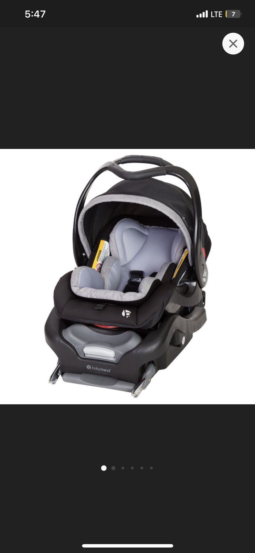 Baby Trend Secure Snap Gear 35 Infant Car Seat - Nimbus