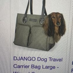DJANGO Canvas & Leather Pet Carrier