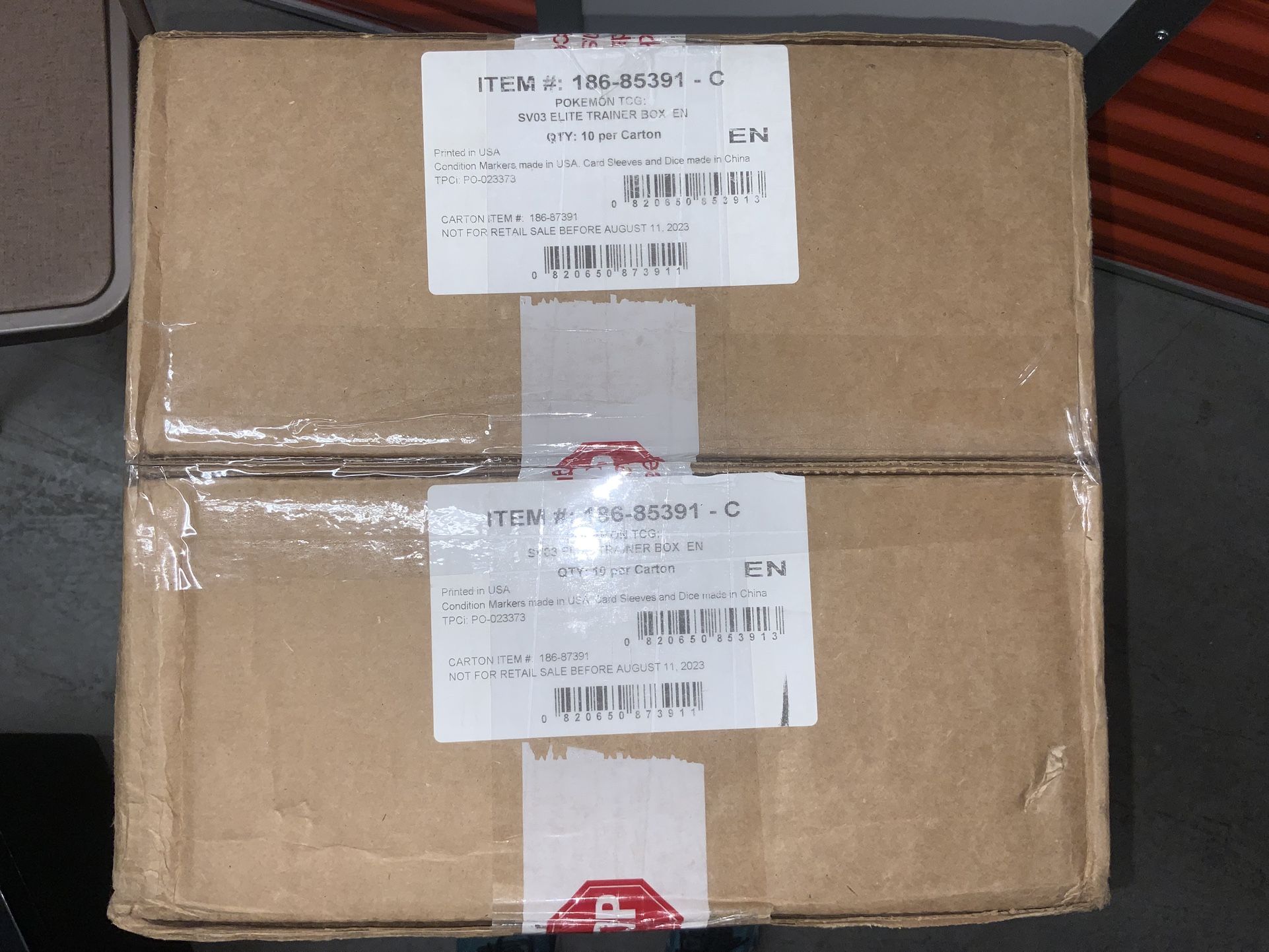 Sv03 ETB Case X2 Elite Trainer Box