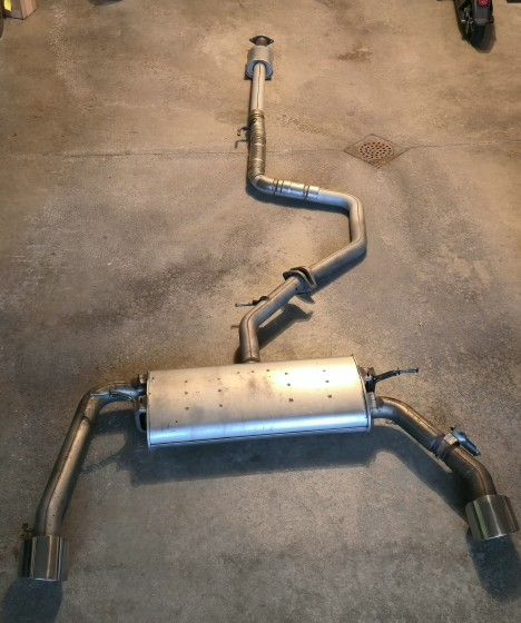 Hyundai Elantra N Cat Back Exhaust System.