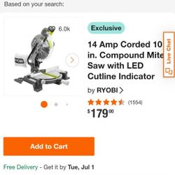 10 Inch Royobi Miter Saw 