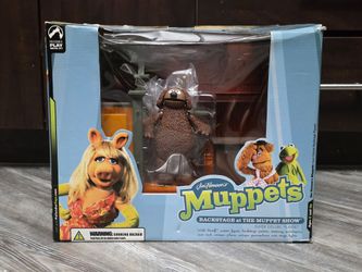 Palisades Muppets Backstage at The Muppet Show Deluxe Playset Rowlf NEW