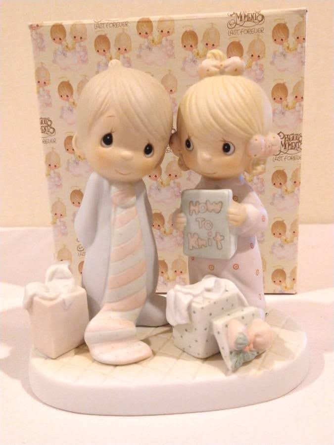 Retired 1984 Precious Moments "Our First Christmas Together" 