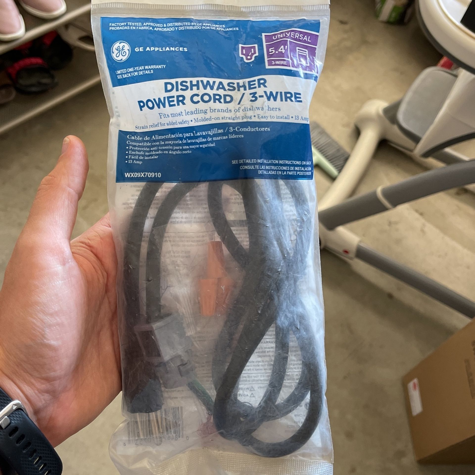 GE Dishwasher Power Cord