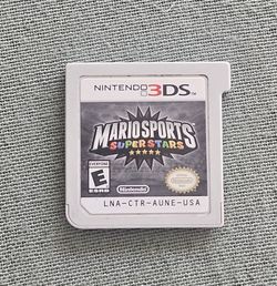 Mario sports Nintendo DS3 game