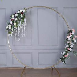 Gold Round arch stand