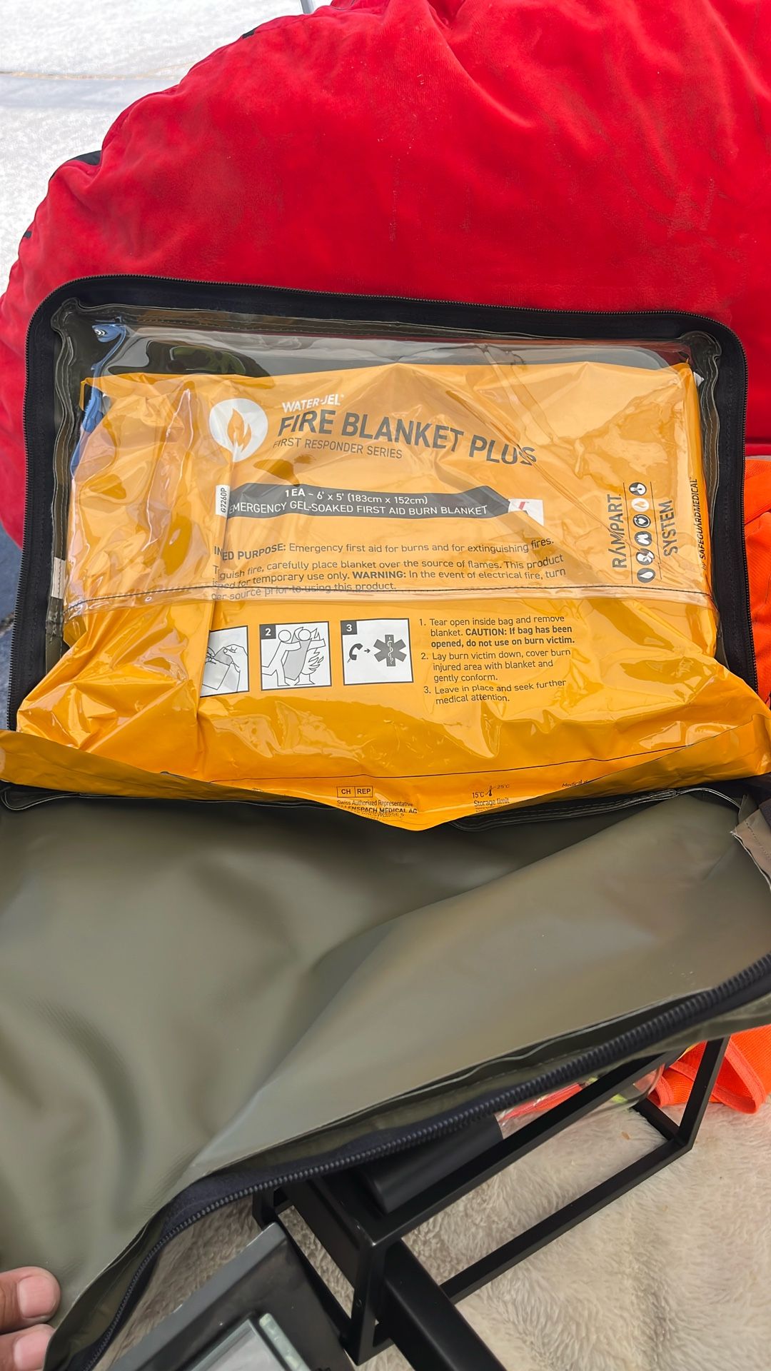 Water jet burn Blanket 