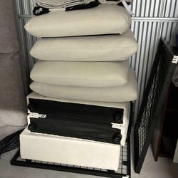 Pillow Couch And Ottoman 