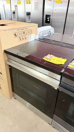 STAINLESS STEEL SLIDE IN ELECTRIC INDUCTION STOVES PRICE NEGOTIABLE