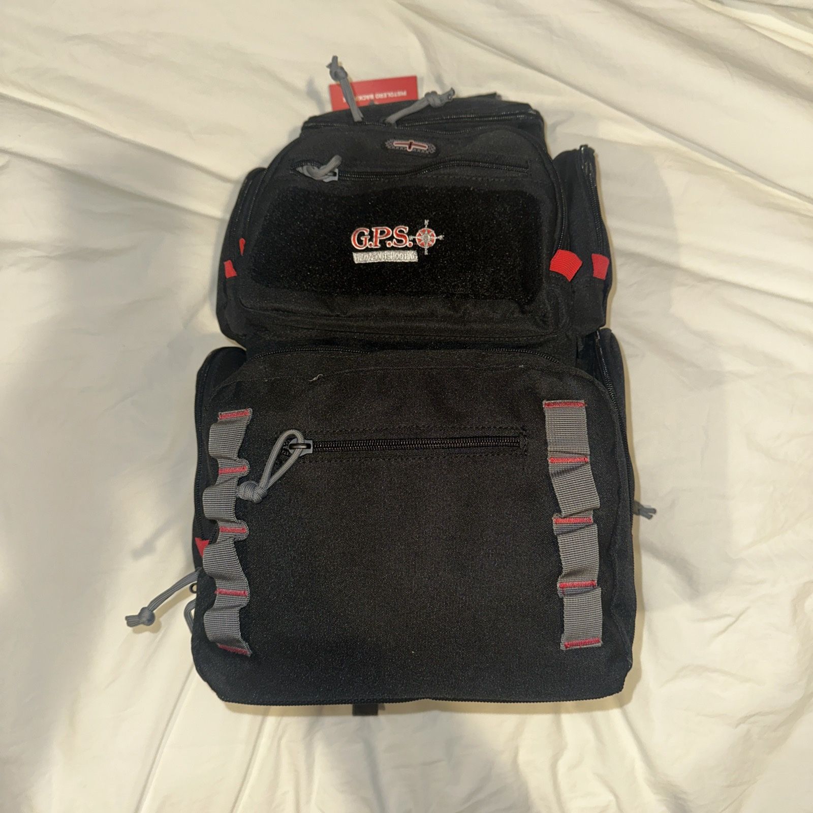 Brand New GPS Pistolero Range Backpack For Handguns, MOLLE, Black #GPS-1712BPB