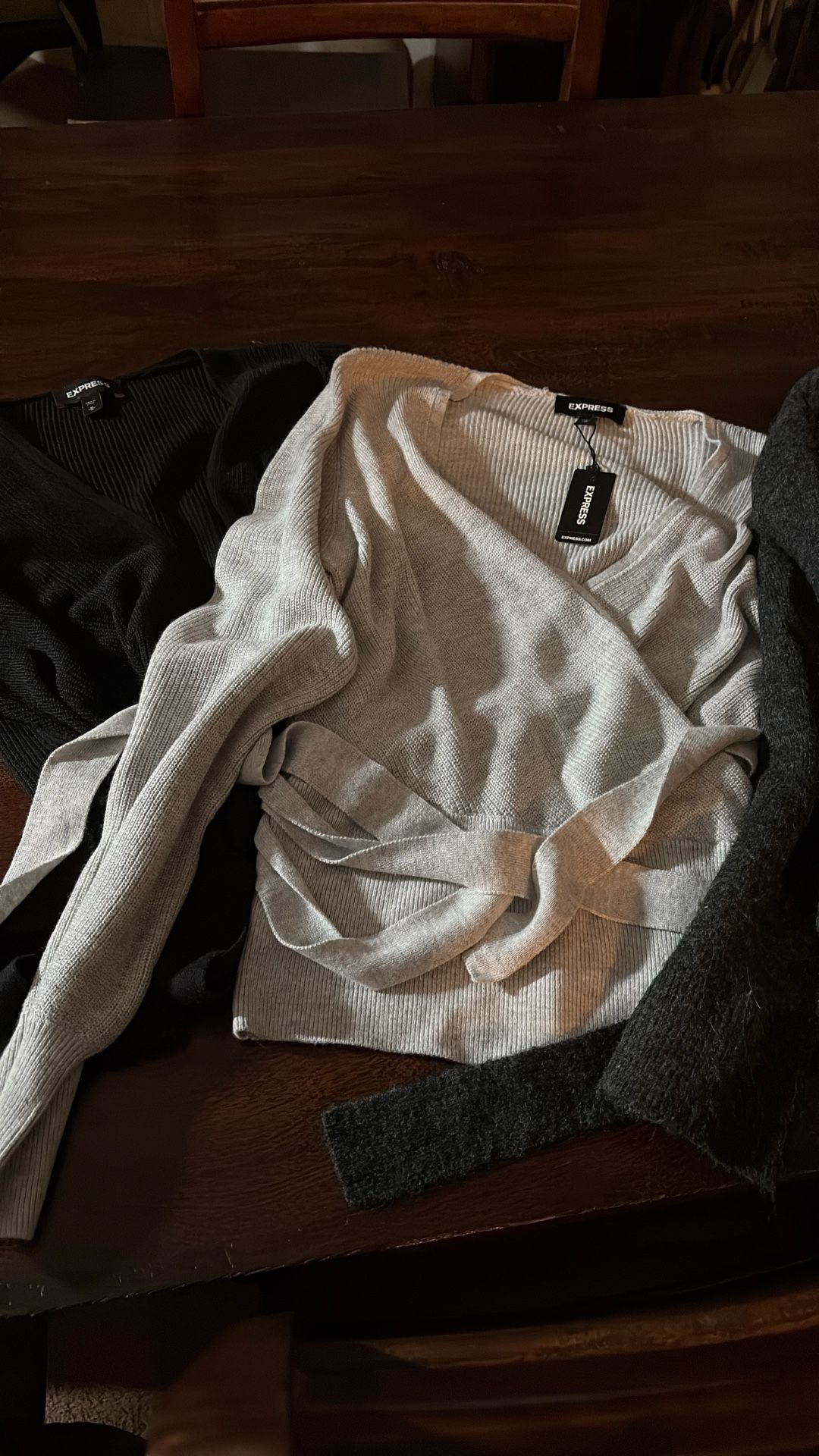 Express Wrap Sweaters