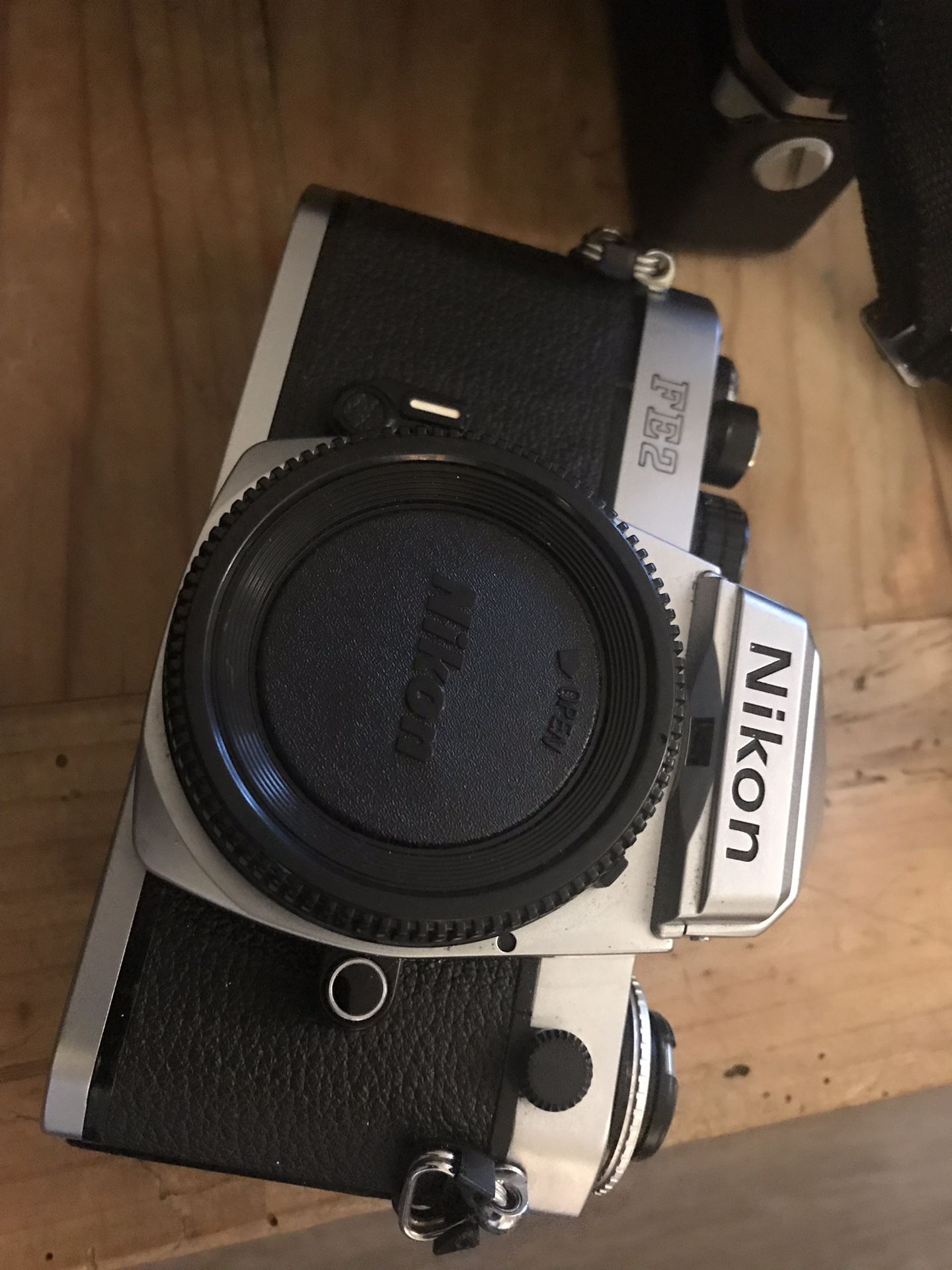 Nikon FE2 vintage classic slr 35mm film camera
