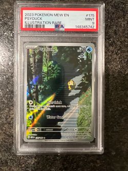 Pokemon Psyduck Illustration Rare PSA 9