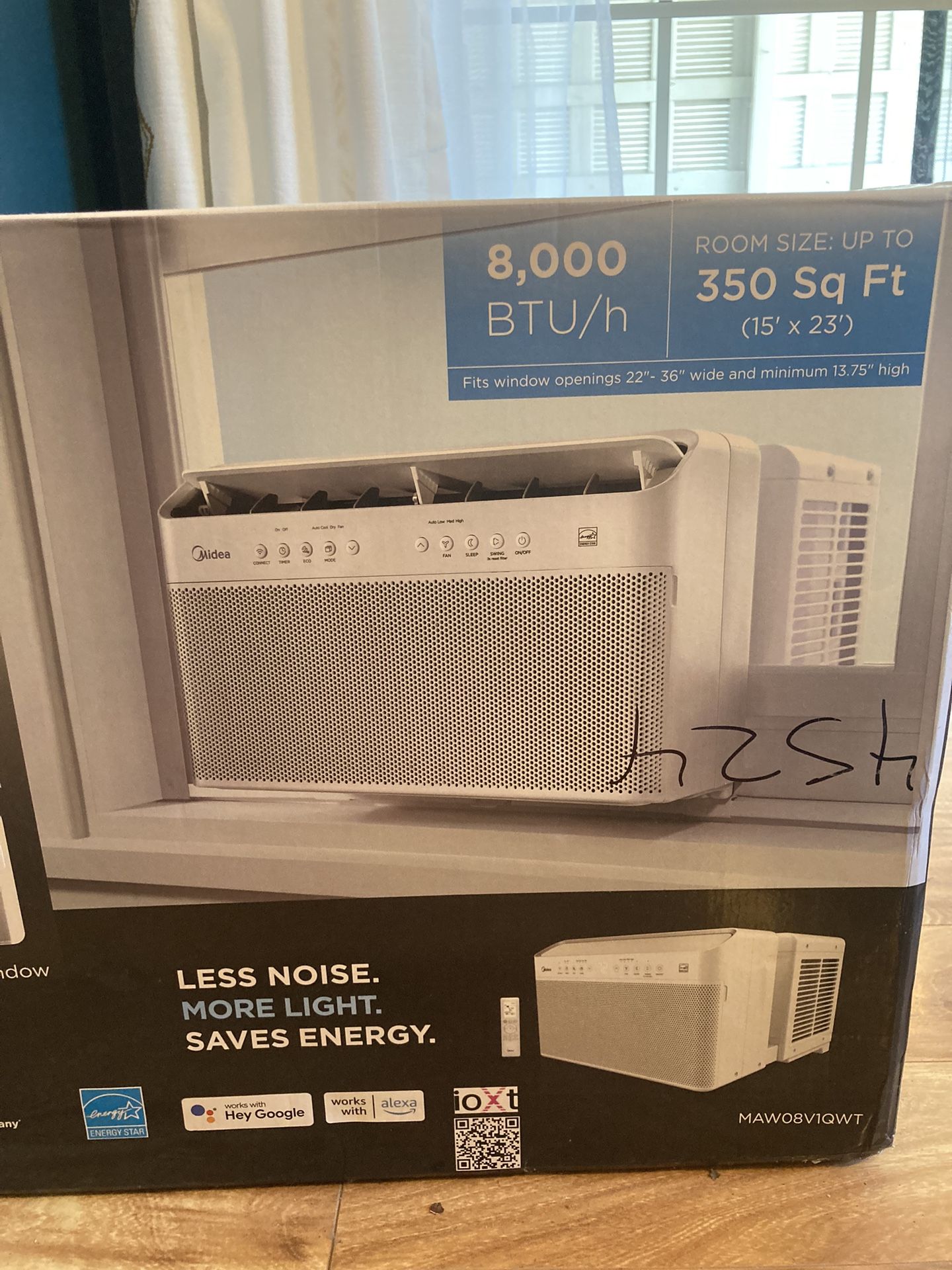 Midea U-Shaped Air Conditioner 8,000 BTU (350 Sq Feet) Smart/voice Controls (BRAND NEW IN BOX)