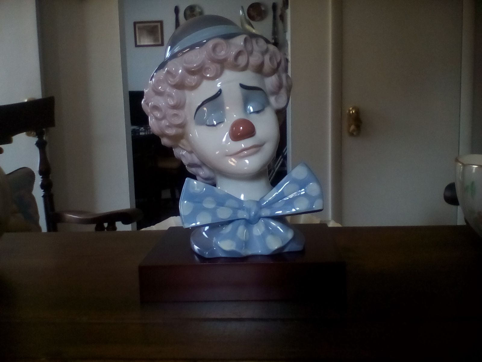 Lladro # 5611"Sad Clown" & Emmett Kelly Jr. "The Hobo"