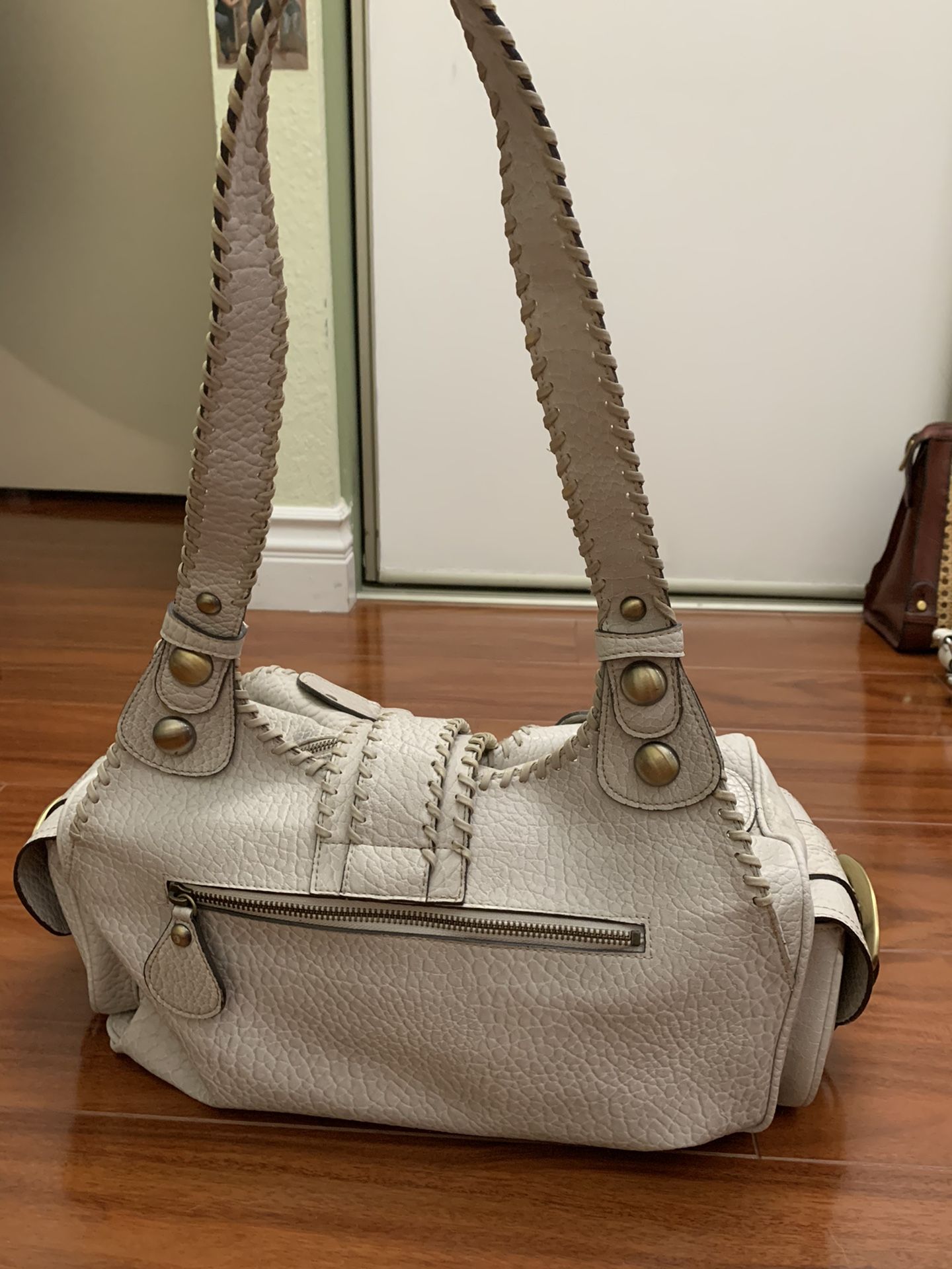Guess Shoulder Bag Purse White