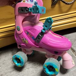 Girls Rollerskates Pink