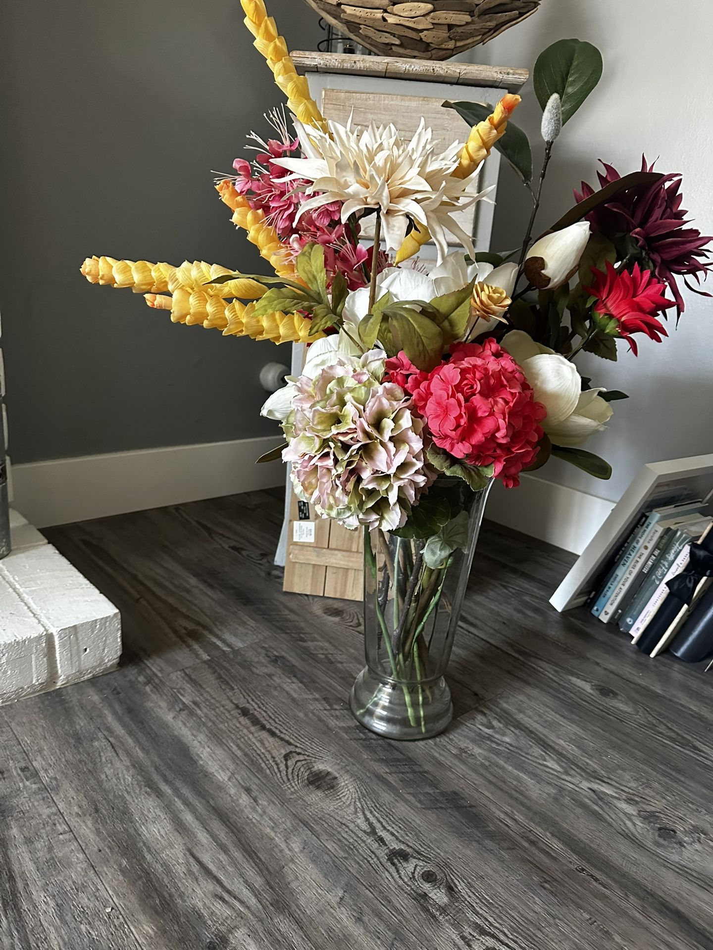 Large Bouquet Of Tropical Flowers