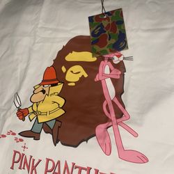 Pink Panther X Bape Collab Tee